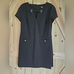 Tommy Hilfiger Dress Women's Size 14 Black with gold accents